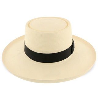 Stetson Gambler Colonel - Stetson Shantung Straw Gambler Hat