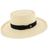 Stetson Gambler Colonel - Stetson Shantung Straw Gambler Hat