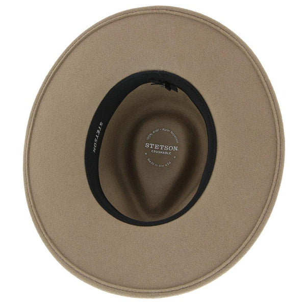 Bozeman Stetson Crushable Wool Felt Cowboy Hat