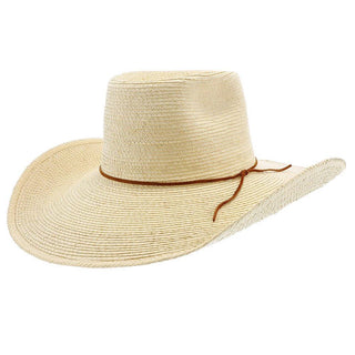 Sunbody Cowboy Reata Two - Natural Hand Woven Guatemalan Palm Hat