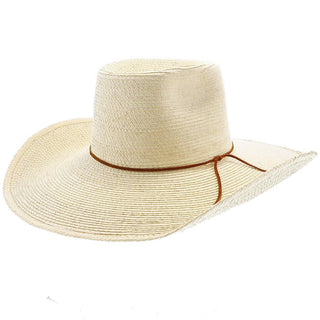 Sunbody Cowboy Reata Two - Natural Hand Woven Guatemalan Palm Hat