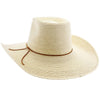 Reata Two - Natural Hand Woven Guatemalan Palm Hat