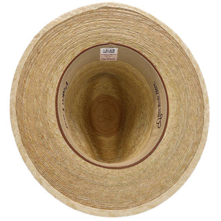 Sunbody Fedora Explorer, 2 1/2" Brim - Colored Natural Hand Woven Green Palm Hat