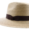 Sunbody Fedora Explorer, 2 1/2" Brim - Colored Natural Hand Woven Green Palm Hat