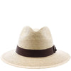 Sunbody Fedora Explorer, 2 1/2" Brim - Colored Natural Hand Woven Green Palm Hat