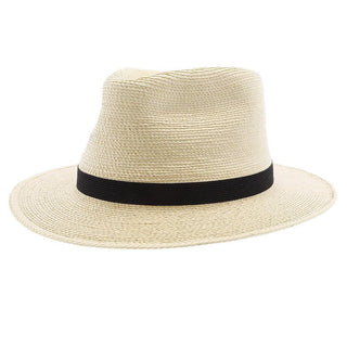 Sunbody Fedora Fine Palm Tear Drop Fedora - Natural Hand Woven Guatemalan Fine Palm Hat