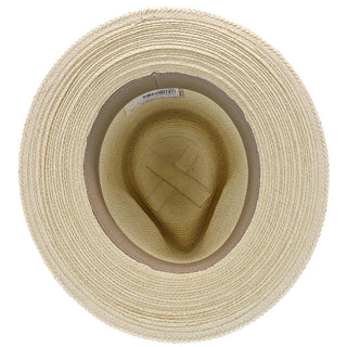 Sunbody Fedora Fine Palm Tear Drop Fedora - Natural Hand Woven Guatemalan Fine Palm Hat