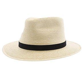 Sunbody Fedora Fine Palm Tear Drop Fedora - Natural Hand Woven Guatemalan Fine Palm Hat