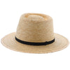 Sunbody Oak Colored Tear Drop - Natural Hand Woven Guatemalan Palm Hat