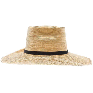 Sunbody Oak Boxtop Hat - Natural Hand Woven Guatemalan Palm Hat