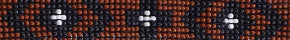 Terra Cotta Hat Band for Walrus Castle Fedora Hat