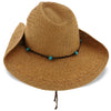 Tropical Trends Western Betty - Tropical Trends Natural 100% Toyo Straw Western Hat
