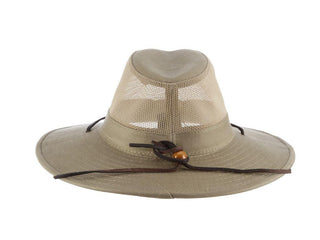Dorfman Pacific Brushed Twill Cotton Safari Hat