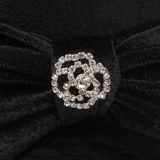 Walrus Hats Cloche Starling - Walrus Hats Black Wool Felt Cloche Hat - H7017