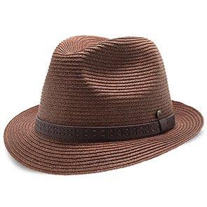 Walrus Hats Fedora Driftwood - Walrus Hats Brown Paper Braid Straw Fedora Hat