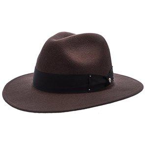 Walrus Hats Fedora Empire - Walrus Hats Grey Wool Felt Fedora Hat - H7001