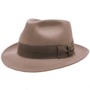 Walrus Hats Fedora Compass - Walrus Hat Diamond Crown Wool Felt Fedora Hat