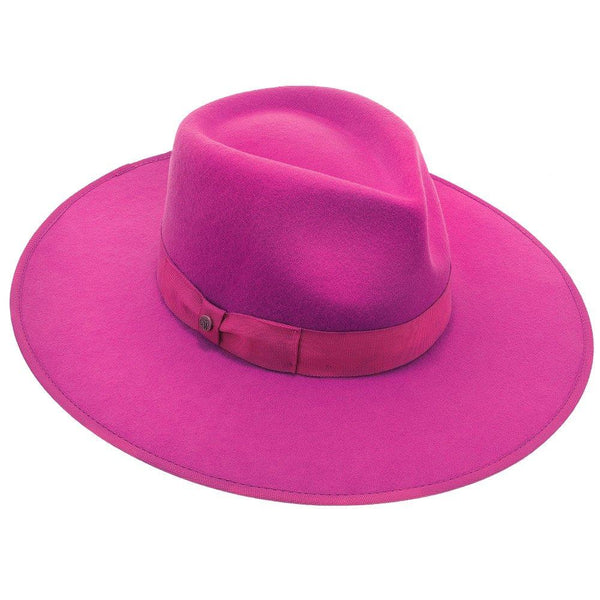 Womens Walrus Capri Extra Large Brim Wool Felt Fedora Hat