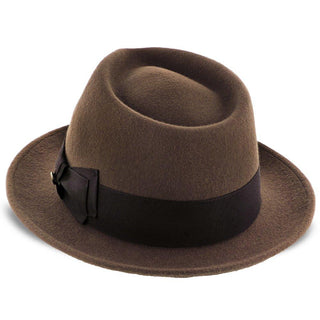 Walrus Hats Fedora Compass - Walrus Hat Diamond Crown Wool Felt Fedora Hat
