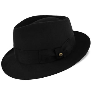 Walrus Hats Fedora Compass - Walrus Hat Diamond Crown Wool Felt Fedora Hat