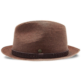Walrus Hats Fedora Driftwood - Walrus Hats Brown Paper Braid Straw Fedora Hat