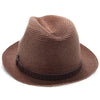 Walrus Hats Fedora Driftwood - Walrus Hats Brown Paper Braid Straw Fedora Hat