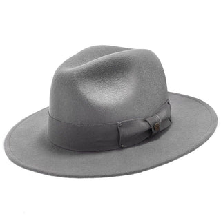 Walrus Hats Fedora Empire - Walrus Hats Grey Wool Felt Fedora Hat - H7001