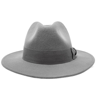 Walrus Hats Fedora Empire - Walrus Hats Grey Wool Felt Fedora Hat - H7001