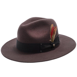Walrus Hats Fedora Empire - Walrus Hats Grey Wool Felt Fedora Hat - H7001