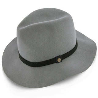 Walrus Hats Fedora Endeavour - Walrus Hats Grey Wool Felt Fedora Hat - H7007