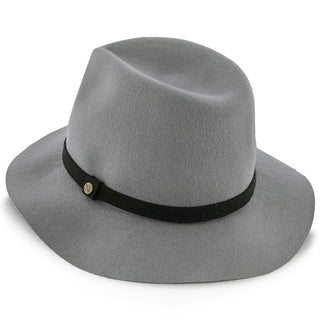 Walrus Hats Fedora Endeavour - Walrus Hats Grey Wool Felt Fedora Hat - H7007