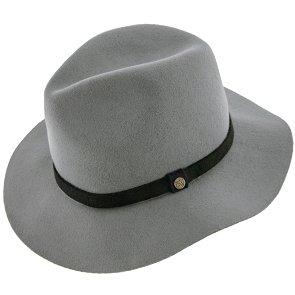 Walrus Hats Fedora Endeavour - Walrus Hats Grey Wool Felt Fedora Hat - H7007