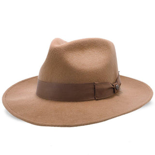 Walrus Hats Fedora Imperial - Walrus Hats White Center Dent Wool Felt Fedora Hat