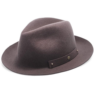 Walrus Hats Fedora Journey - Walrus Hats Navy Wool Felt Fedora Crushable Hat - H7009
