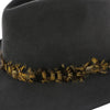 Walrus Hats Fedora Messenger - Walrus Hats Grey Center Dent Wool Felt Fedora Hat