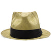 Walrus Hats Fedora Midnight Luxe - Walrus Hats Natural Sisal Straw Fedora Childs Hat