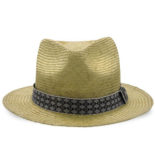 Walrus Hats Fedora Midnight Luxe - Walrus Hats Natural Sisal Straw Fedora Childs Hat