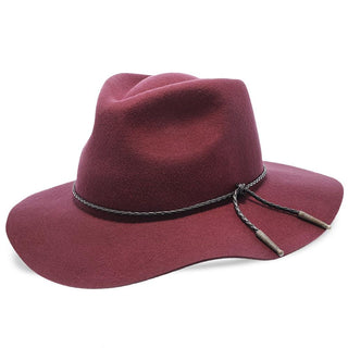 Walrus Hats Fedora Monterey - Walrus Hats Light Brown Wool Felt Wide Brim Fedora Hat - H7010