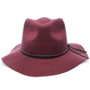 Walrus Hats Fedora Monterey - Walrus Hats Light Brown Wool Felt Wide Brim Fedora Hat - H7010