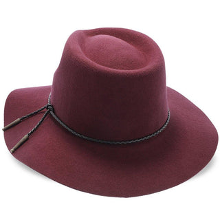 Walrus Hats Fedora Monterey - Walrus Hats Light Brown Wool Felt Wide Brim Fedora Hat - H7010