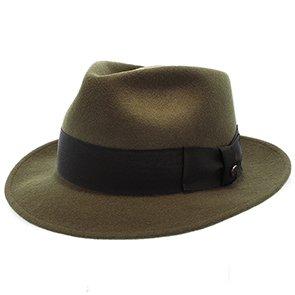 Walrus Hats Fedora Compass - Walrus Hat Diamond Crown Wool Felt Fedora Hat