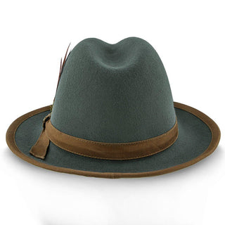 Walrus Hats Fedora Pinnacle - Walrus Hats Sage Wool Felt Fedora Hat - H7022