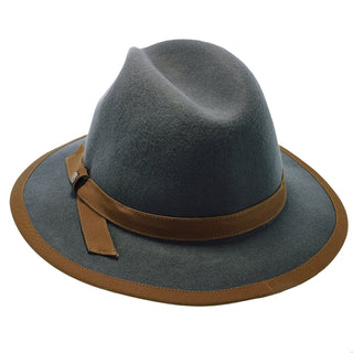 Walrus Hats Fedora Pinnacle - Walrus Hats Sage Wool Felt Fedora Hat - H7022