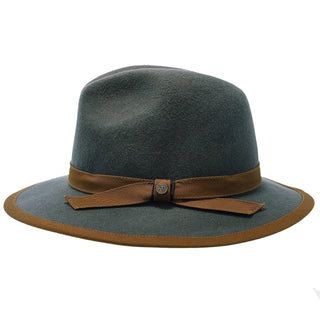 Walrus Hats Fedora Pinnacle - Walrus Hats Sage Wool Felt Fedora Hat - H7022
