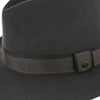 Walrus Hats Fedora Tampa - Walrus Hats Grey Center Dent Wool Felt Fedora Hat