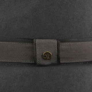 Walrus Hats Fedora Tampa - Walrus Hats Grey Center Dent Wool Felt Fedora Hat