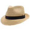 Walrus Hats Fedora Walrus Hats Crocheted Raffia Straw Fedora Hat w/ Band