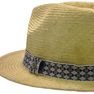 Walrus Hats Fedora Walrus Hats Sisal Straw Fedora Hat w/ Band