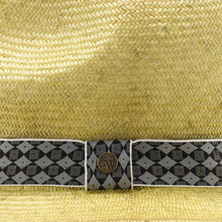 Walrus Hats Fedora Walrus Hats Sisal Straw Fedora Hat w/ Band