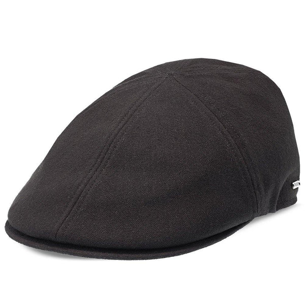 Walrus Hats Flat Cap Walrus Hats Luxe Checkmate Duckbill Flat Cap